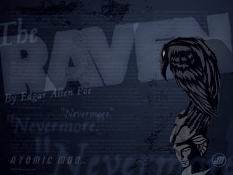 Atomic Moo Wallpaper: The Raven