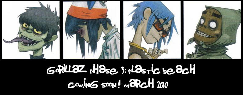 Gorillaz plastic beach promo