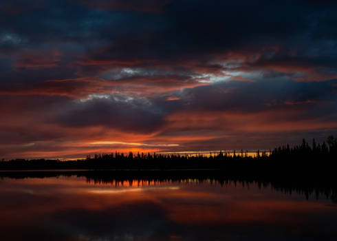 Sunrise at O'Sullivan Lake