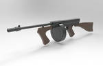 Tommy Gun (Weapon) - 3D Model by Erdrpika