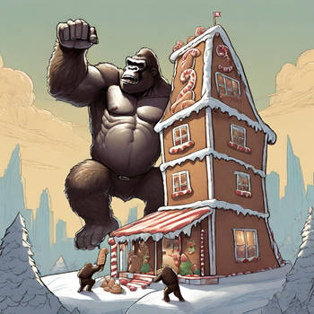 Kong vs The Gingerbreads