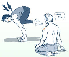 Castiel's Crow Pose