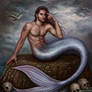 Merman and Skulls