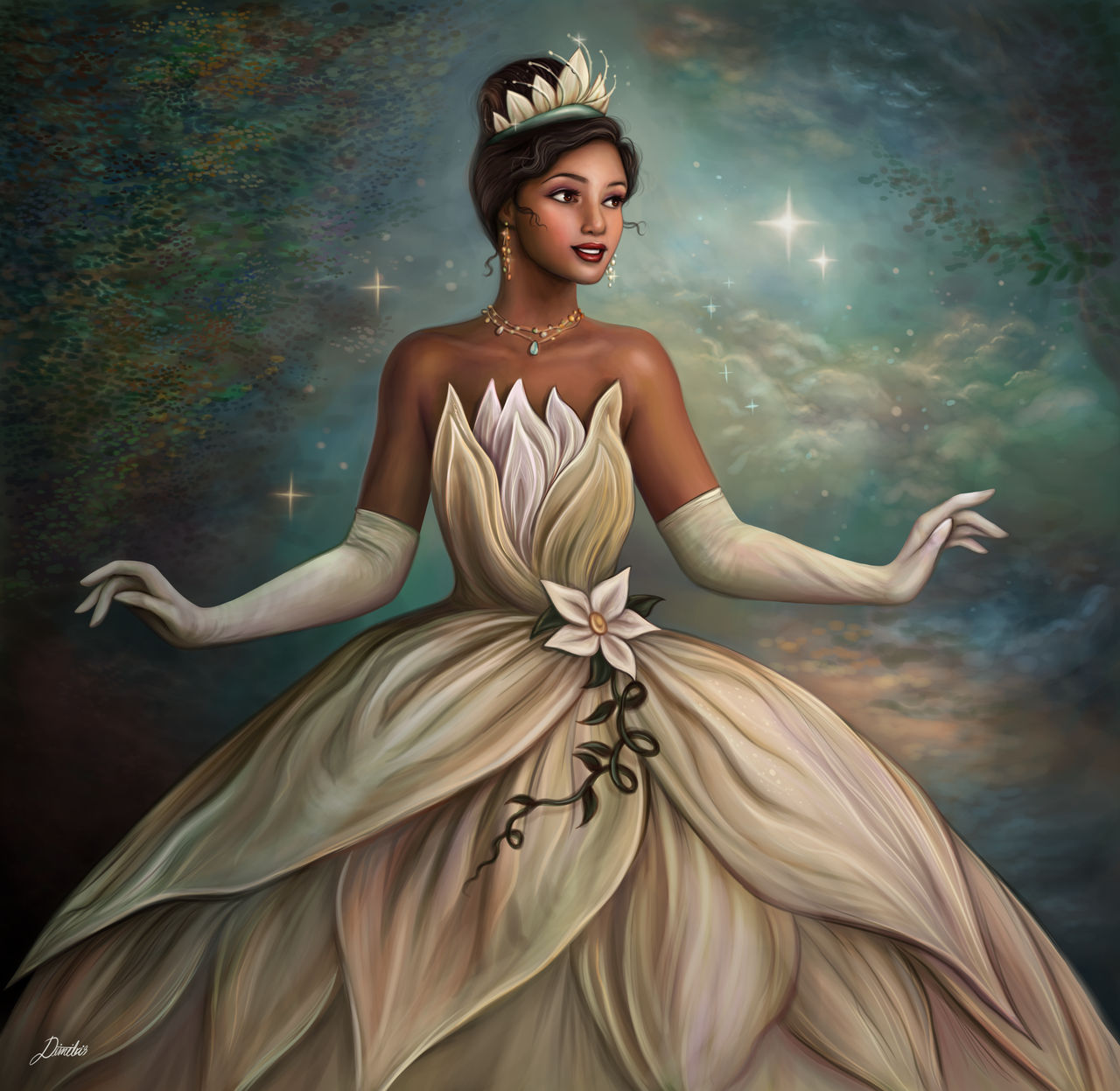 Tiana by Dim-Draws on DeviantArt