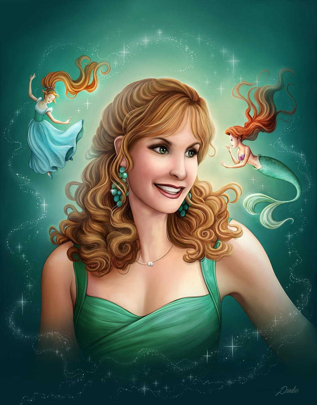 Jodi Benson portrait by Dim-Draws on DeviantArt