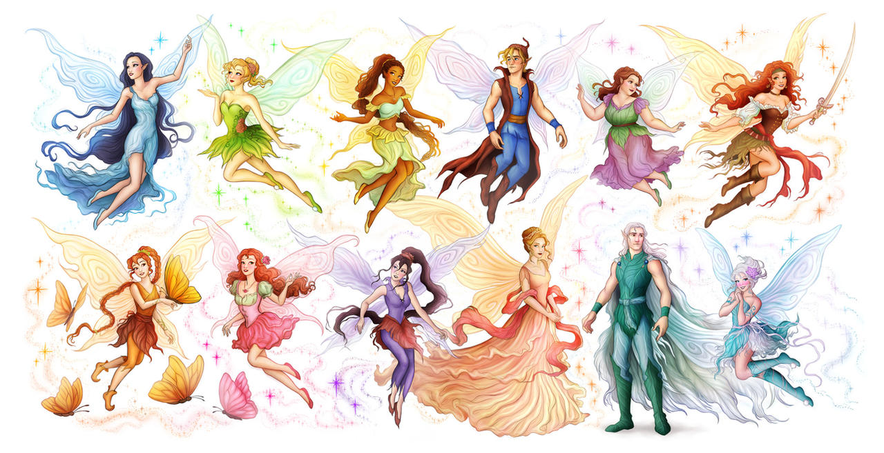 Disney Fairies by Dim-Draws on DeviantArt