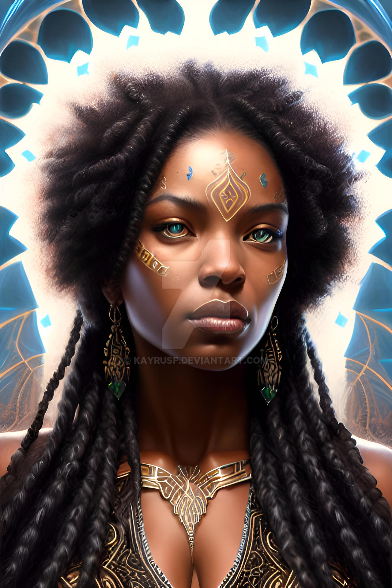 Black woman of firesnow by KayrusF on DeviantArt