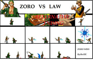 ALTERNATIVE ENDING:Time Skip Zoro vs Trafalgar Law