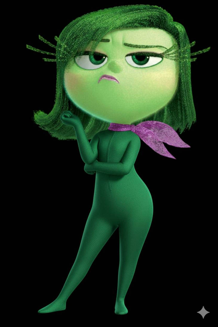 Disgust Color Disgust is dressed in a green zentai by alicendy on DeviantArt