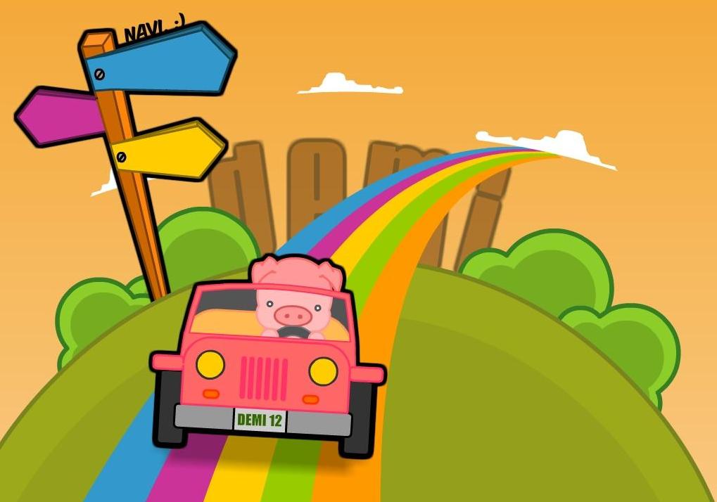 pig over the rainbow 2