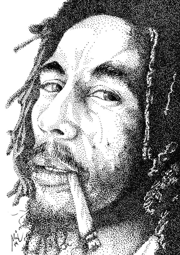 Indian Ink Dots: Mister Marley