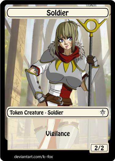 Coldwalker Token Soldier Token by K--Fox on DeviantArt