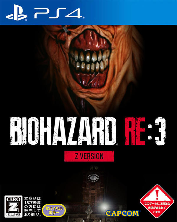 Resident Evil 3 remake cover ps4 by JohnCanas on DeviantArt