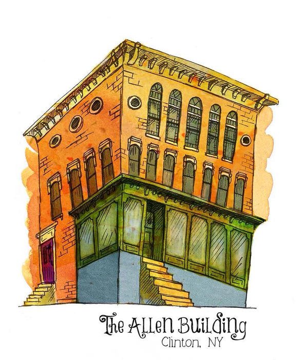 The Allen Building, Clinton, NY by RetroSorrento on DeviantArt