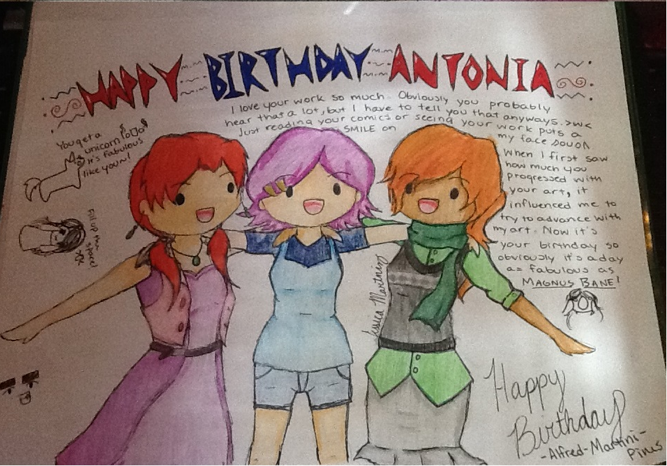 Happy Birthday Antonia!