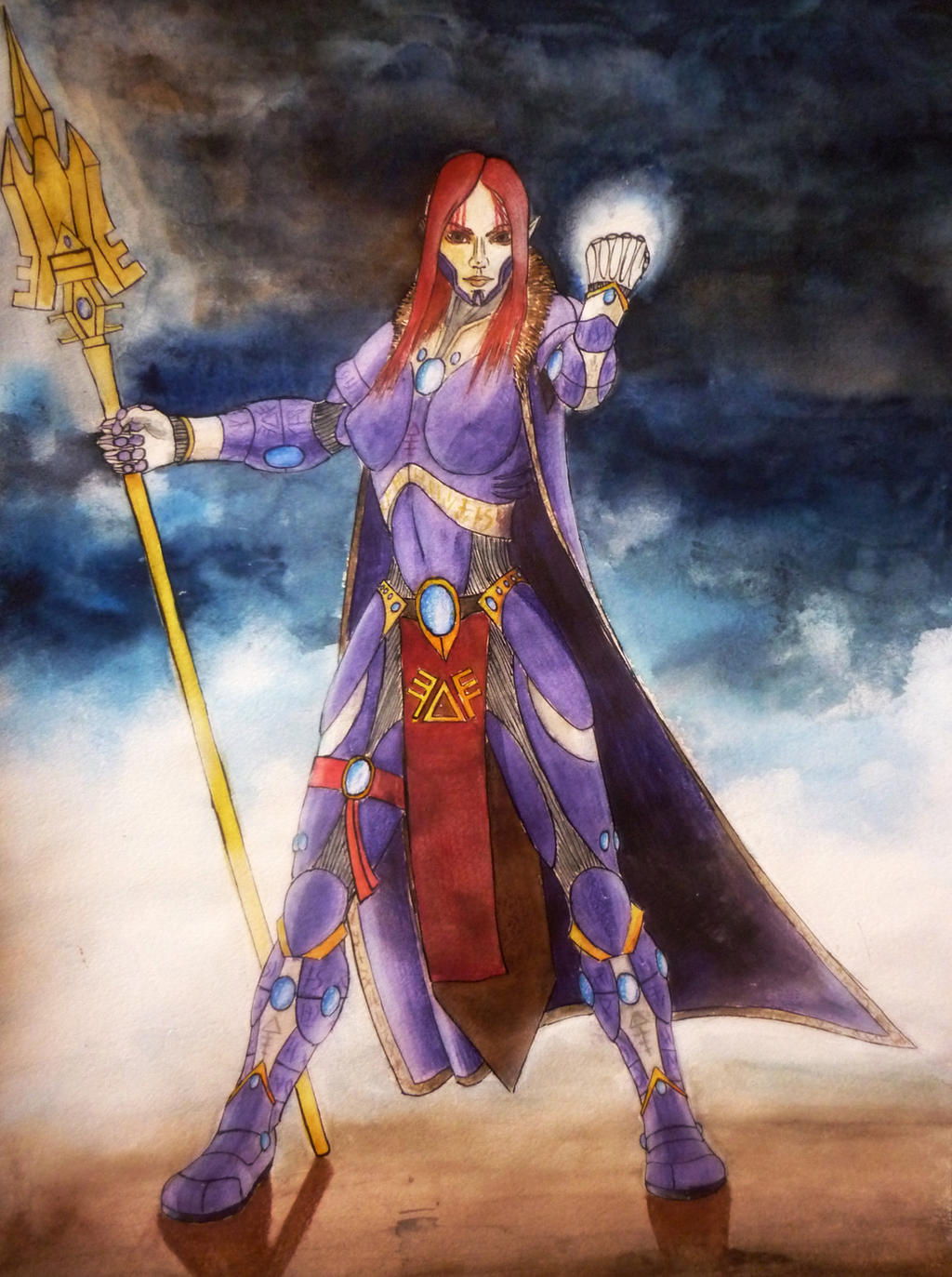 photo Warhammer 40K Eldar Farseer Art warhammer 40k eldar farseer by