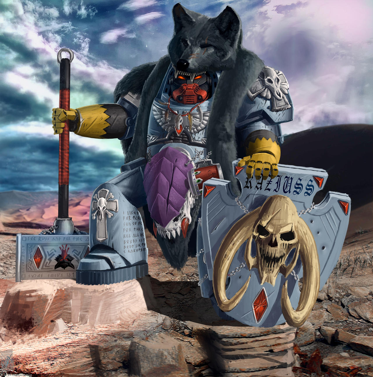 Space Wolf Terminator by TheMaestroNoob on DeviantArt