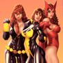 3 Marvel Chicks