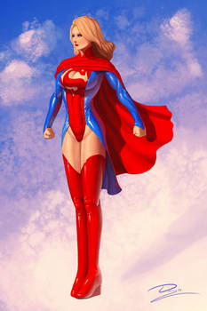 Commission: Supergirl Custom Pinup