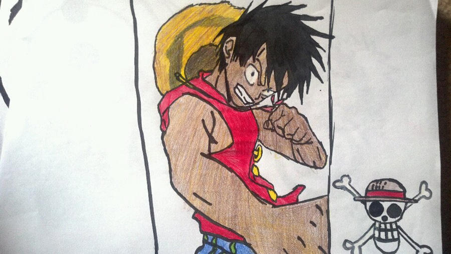 monkey d. luffy- straw hat captain by nectp on... One Piece Straw Hat Luffy (Finished) by FiggarowKai on DeviantArt