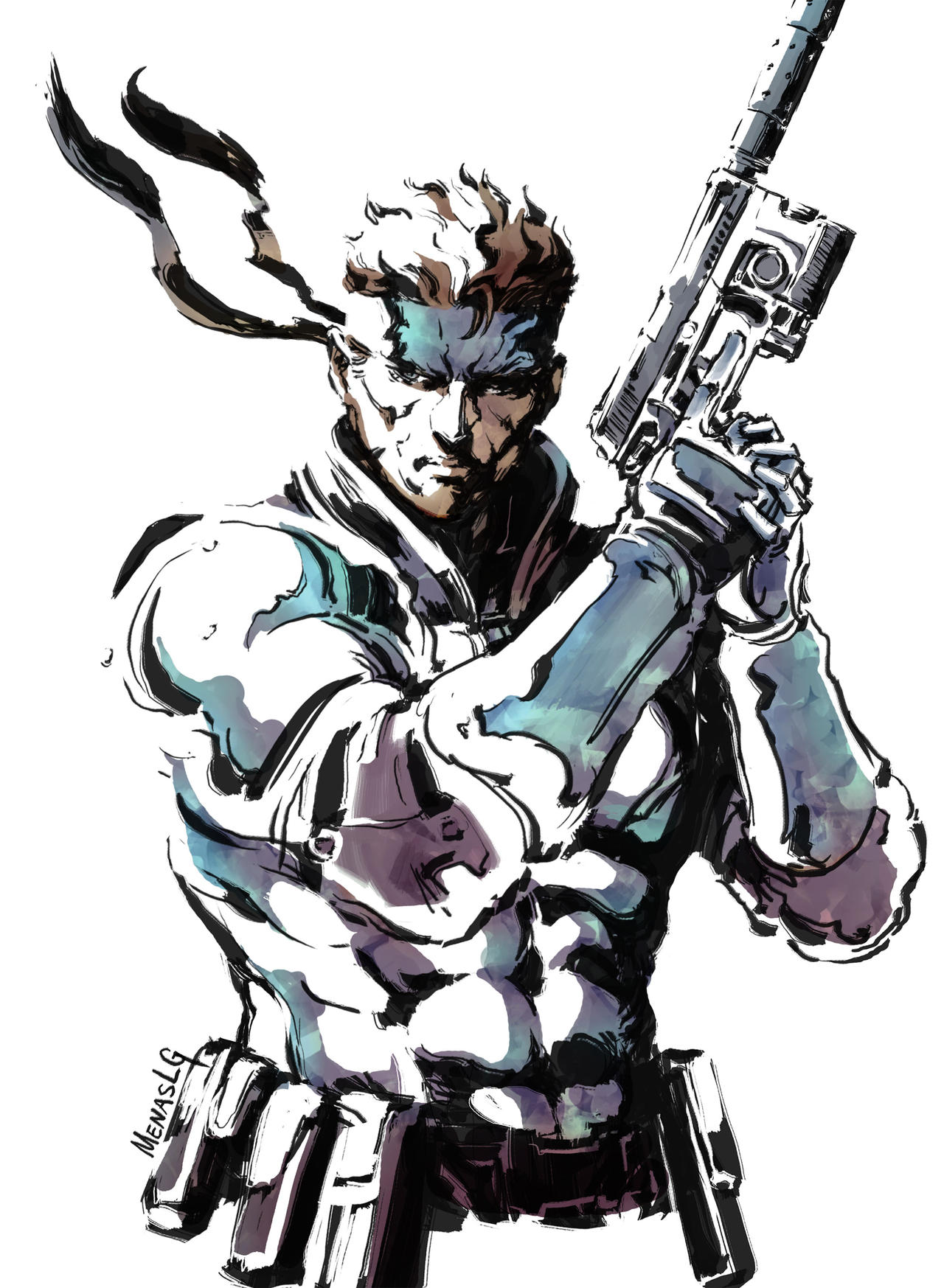 Metal Gear Solid: Solid Snake by MenasLG on DeviantArt