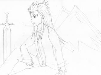 Asch deep in thought