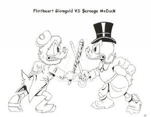 Flintheart Glomgold vs Scrooge