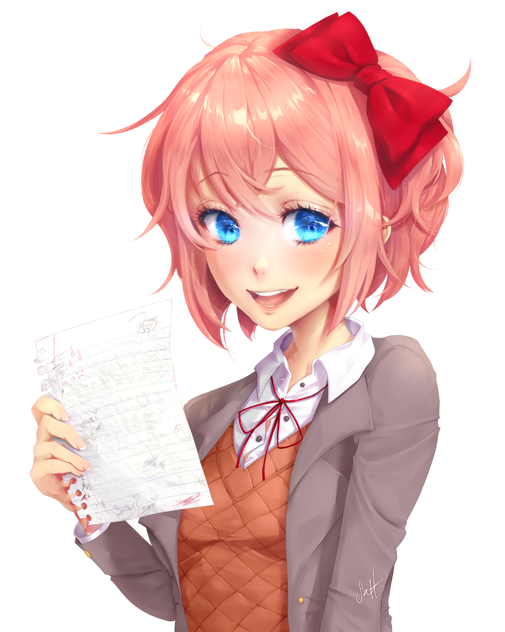 Sayori's Poem by UglyTree on DeviantArt