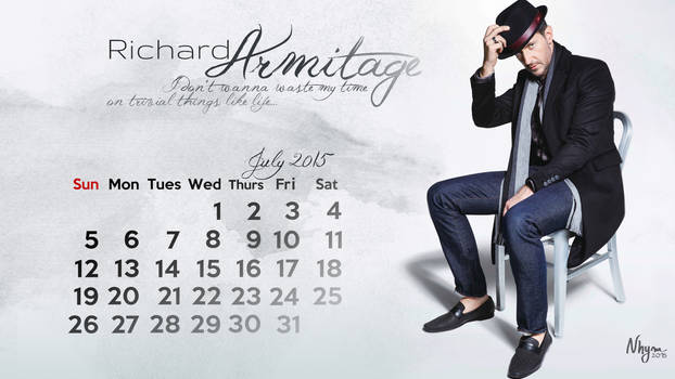 Richard Armitage July 2015