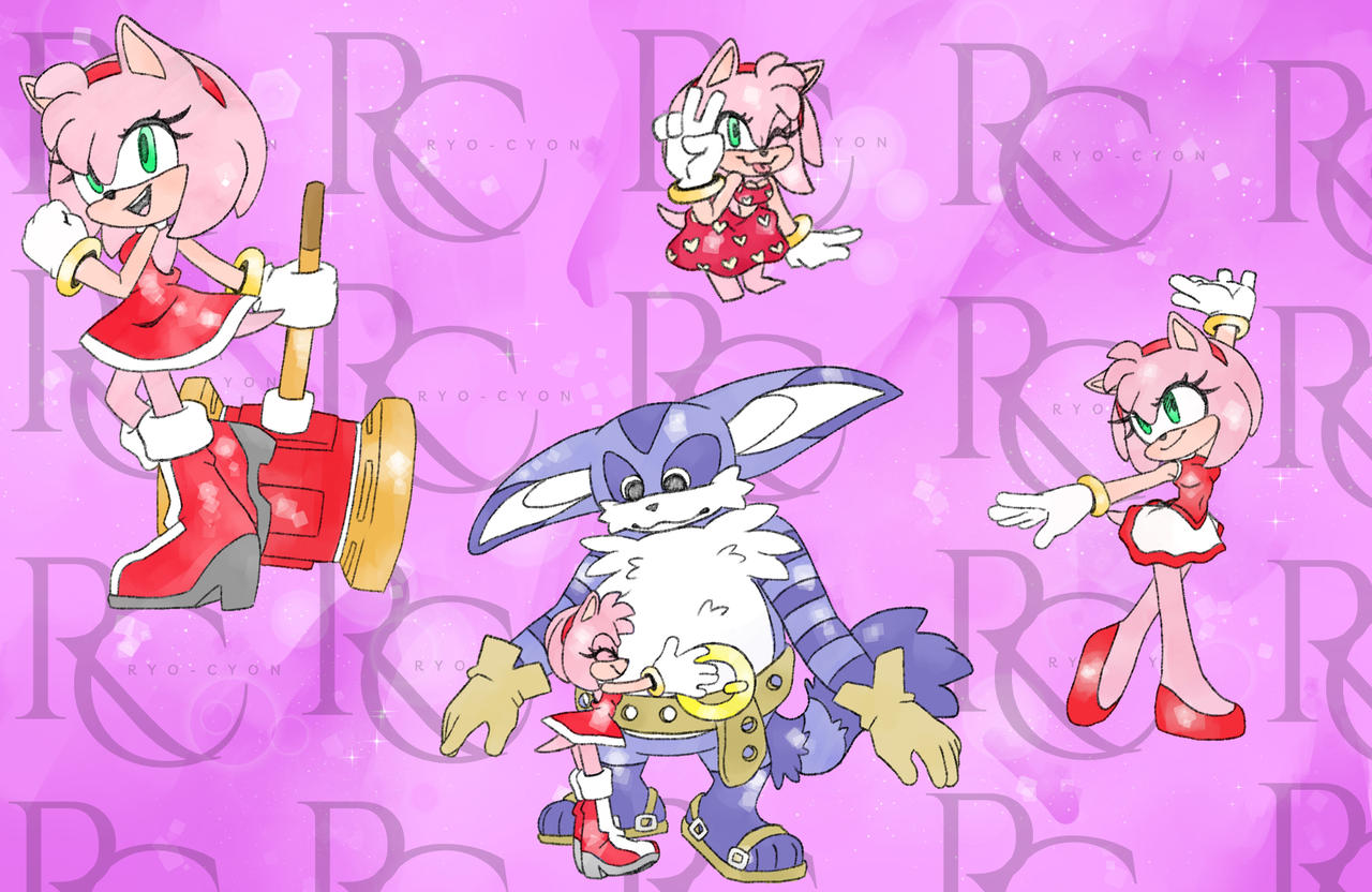 Amy Rims Art Amy Sketches by Ryo-Cyon on DeviantArt