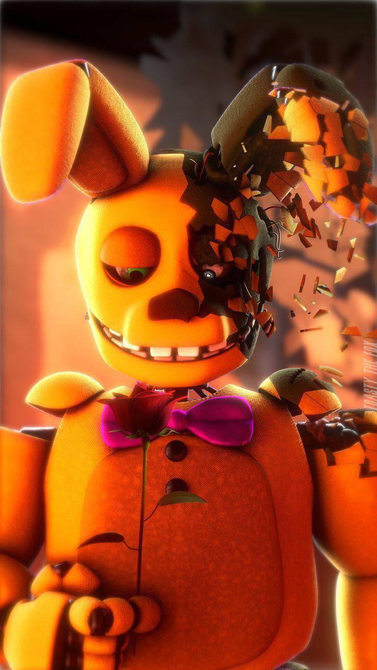 Invincible Spring Bonnie spring bonnie with a flower by foxyfox30 on DeviantArt