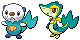 Hunter the Oshawott and Ethan the Snivy