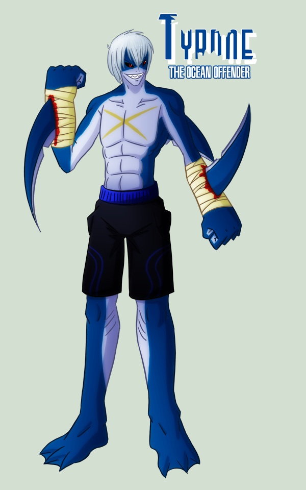 Pokepeople - Sharpedo by DrCrafty