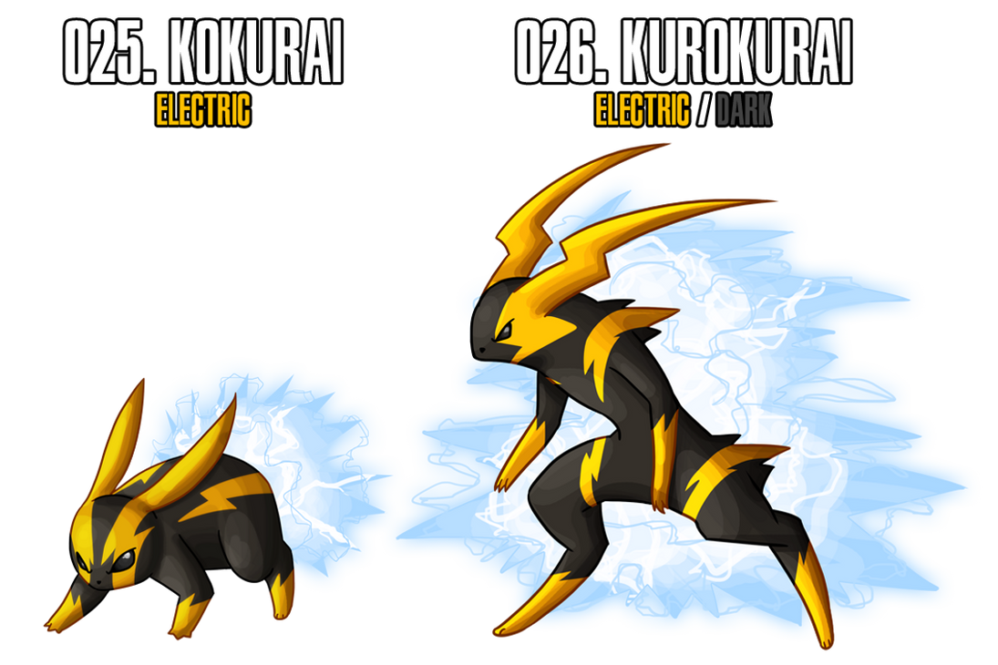Fakemon: 25 - 26 by DrCrafty on DeviantArt