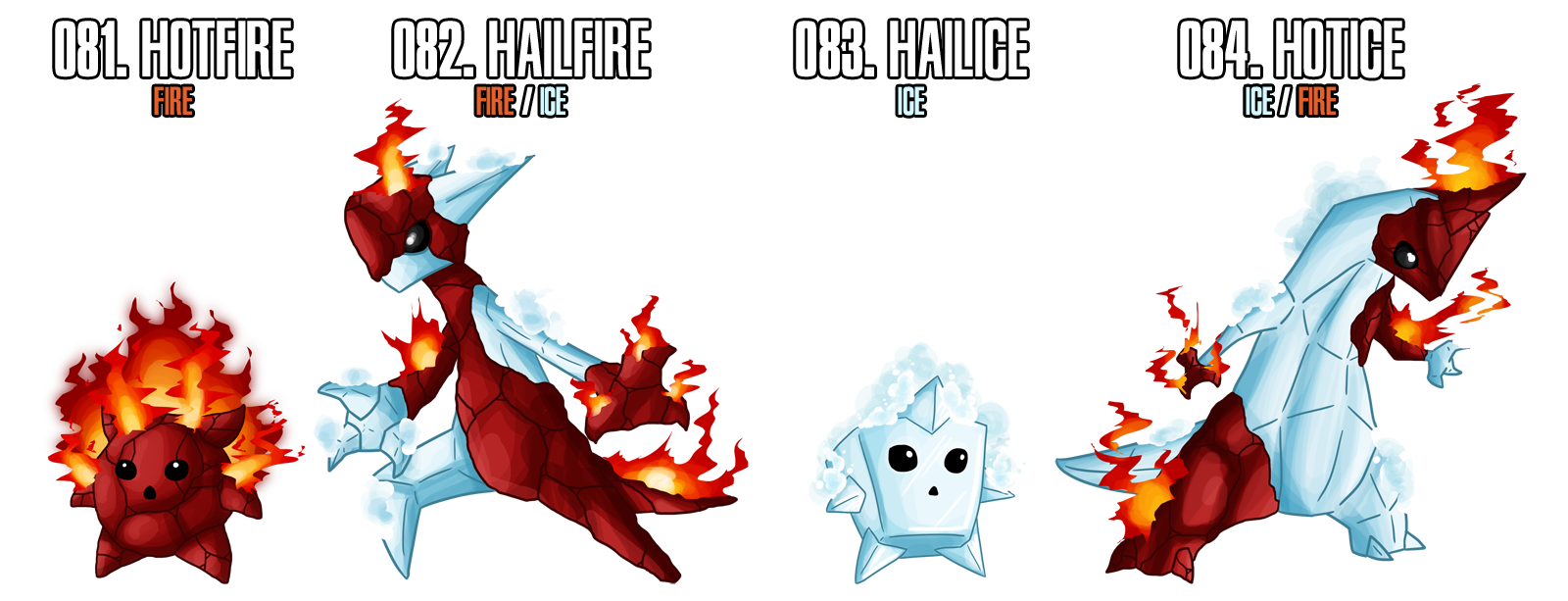 Fakemon: 81 - 84