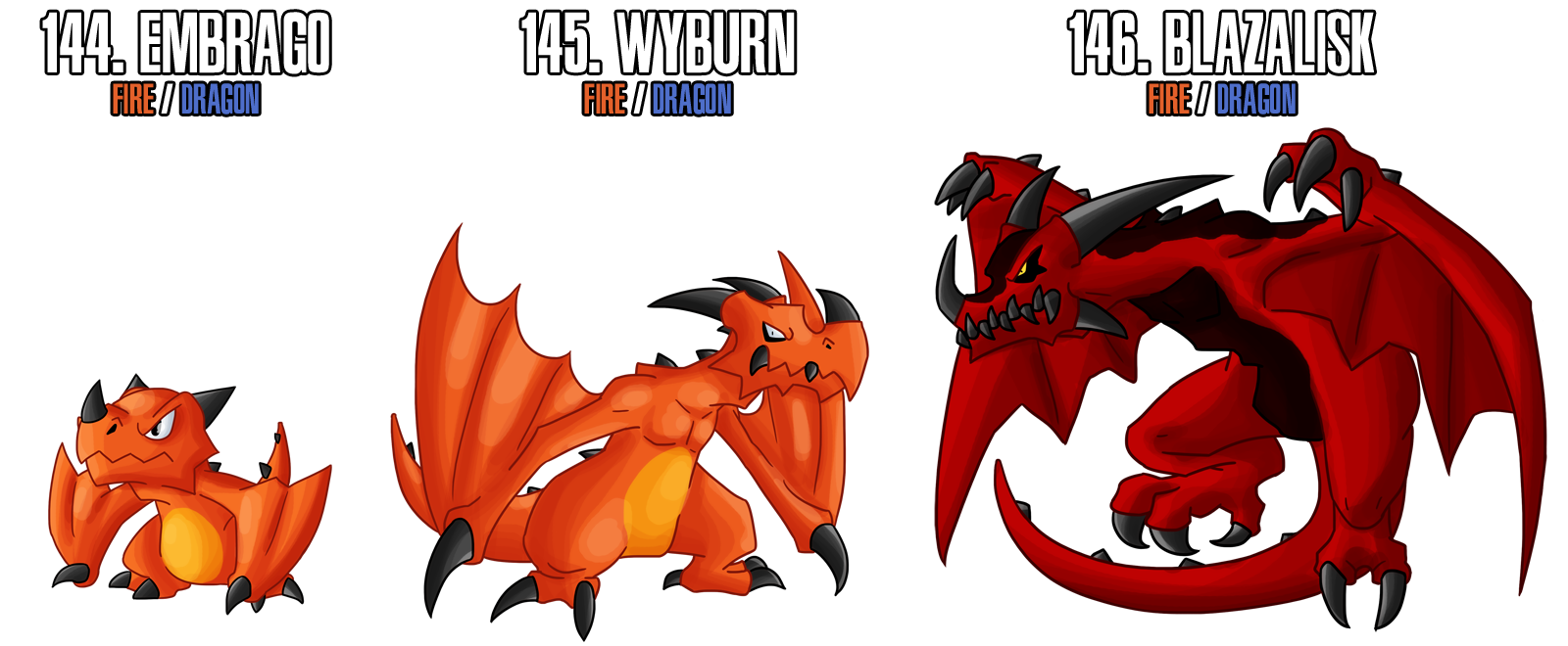 Fakemon: 144 - 146