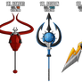 Fakemon: 147 - Legendary weapons - Weapon forms