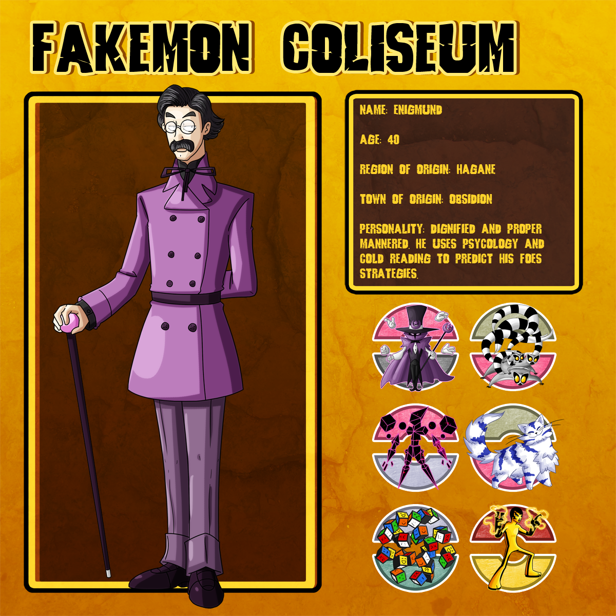 Fakemon Coliseum: Elite 4 No2 - Enigmund