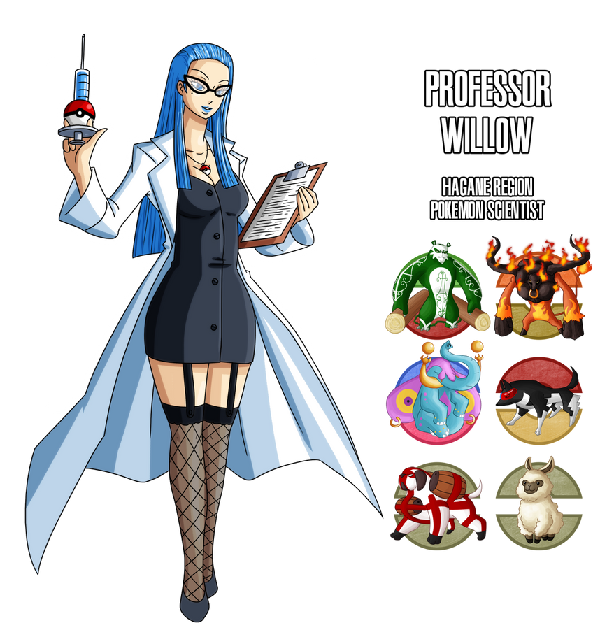 Fakemon Professor Willow by DrCrafty on DeviantArt
