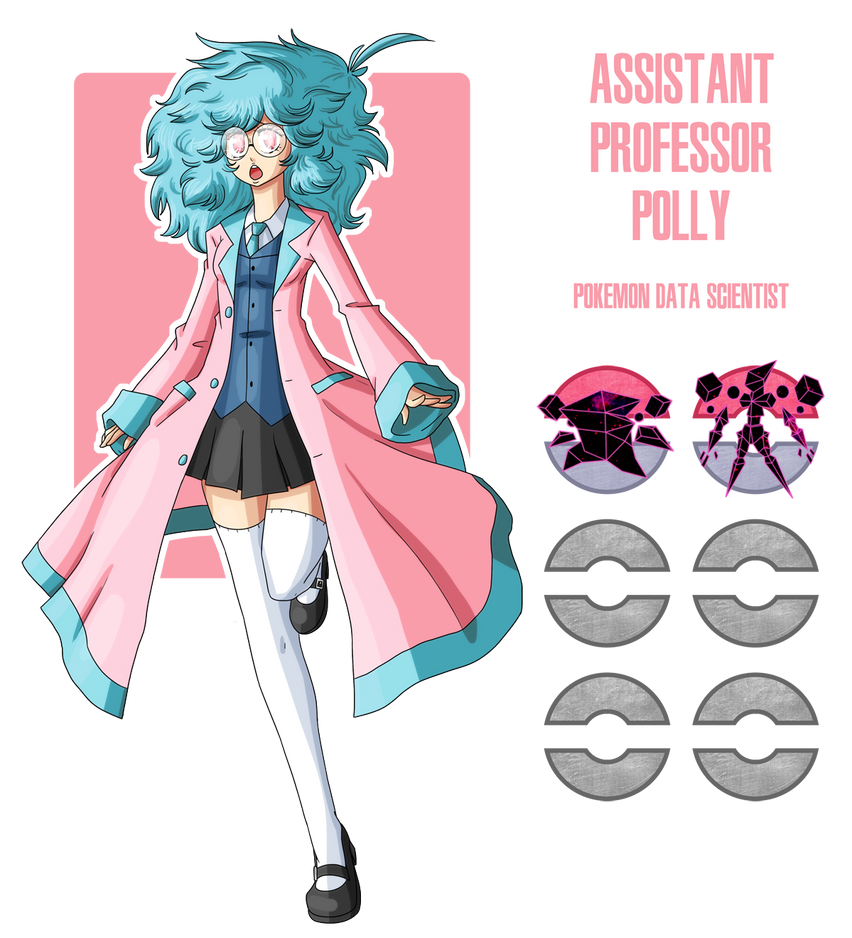 Fakemon Asistant Professor Polly by DrCrafty on DeviantArt