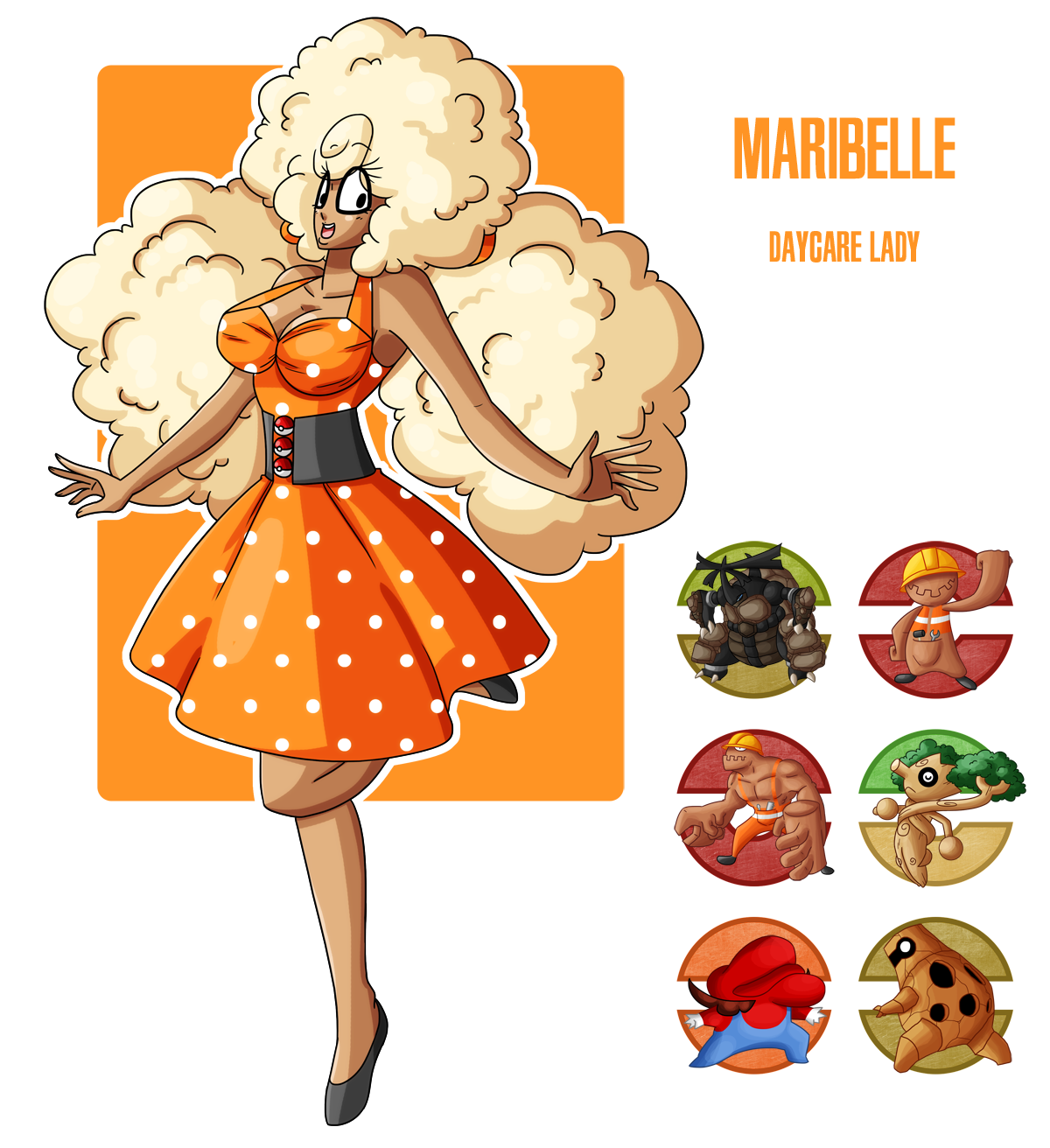 Fakemon: Daycare lady Maribelle