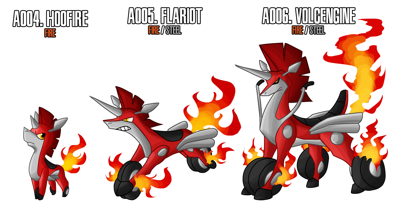 Fakemon: A004 - A006 - Alternate Fire Starter