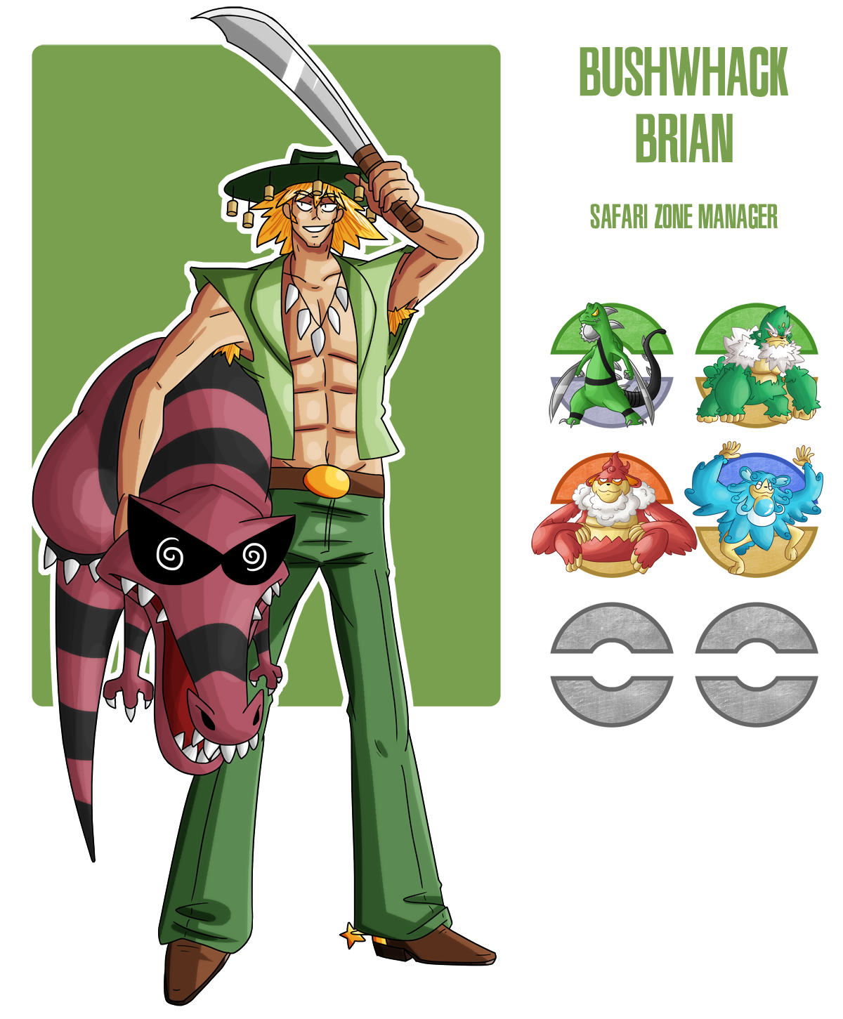 Fakemon: Safari zone manager Brian