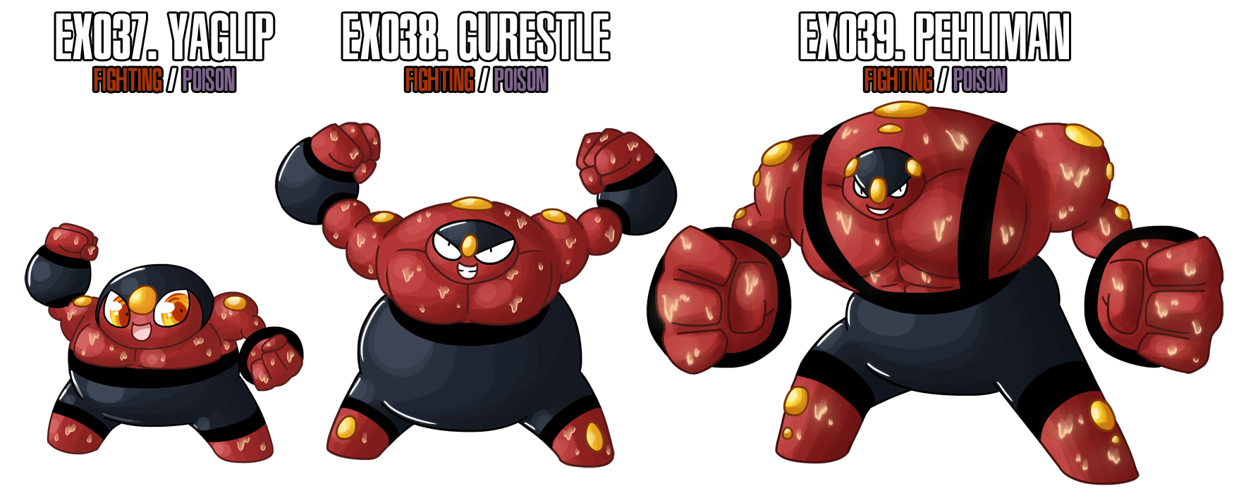 Fakemon: EX037 - EX039