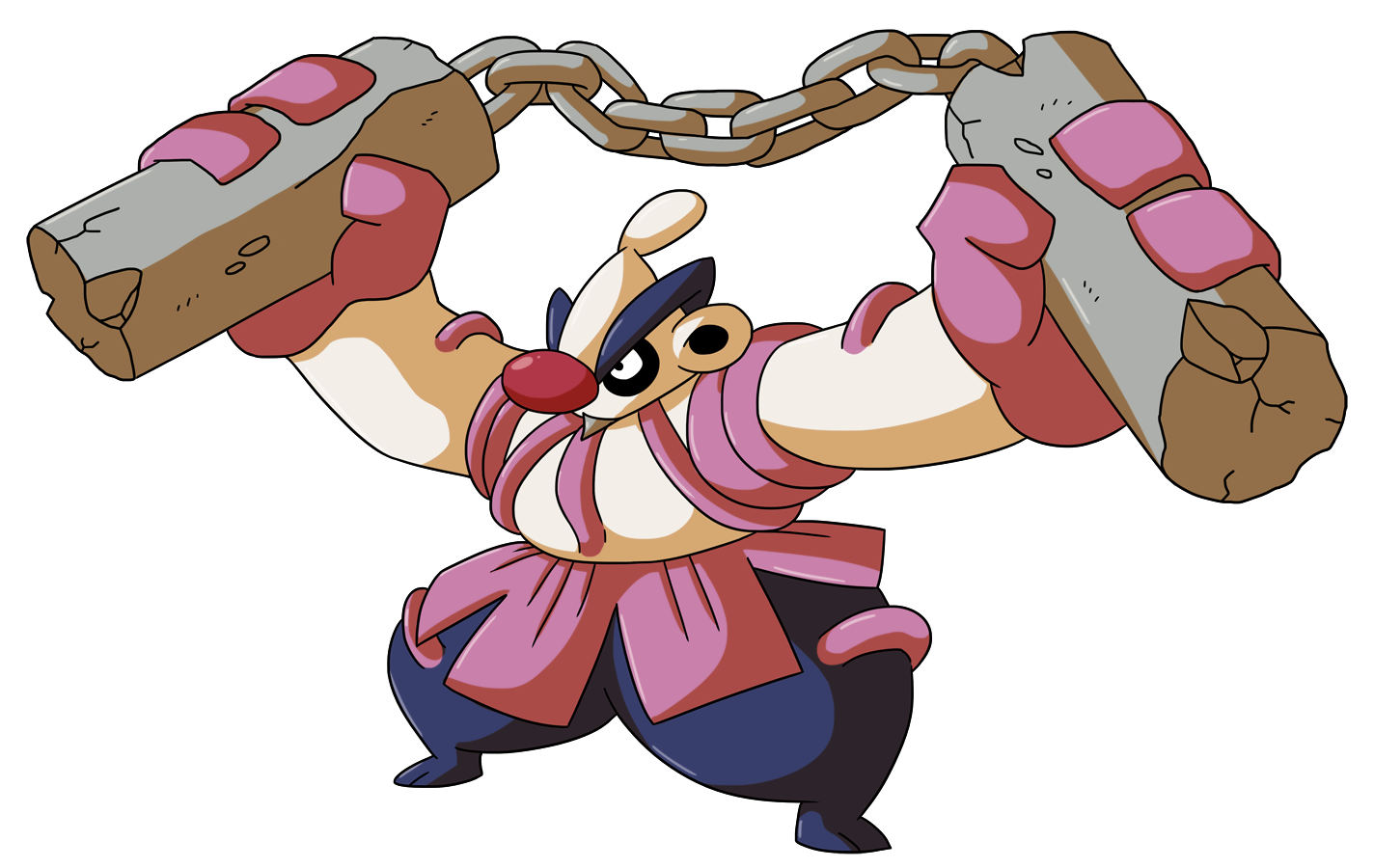 Pokemon Fusion - Clockwerk 3 by DrCrafty