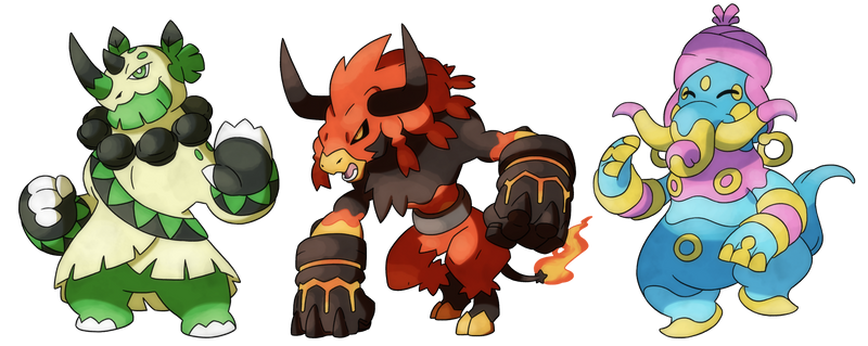 Crafty Concoction: Fakemon starters - 3