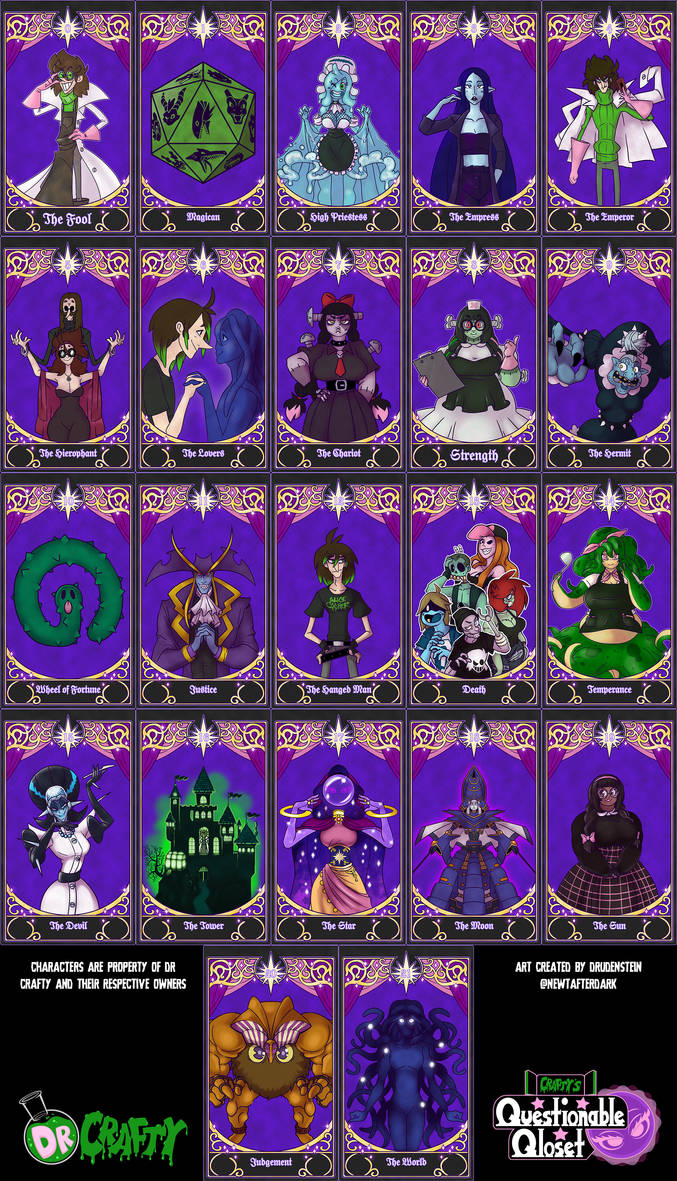 Crafty Merch: Crystelle's Tarot cards by DrCrafty on DeviantArt