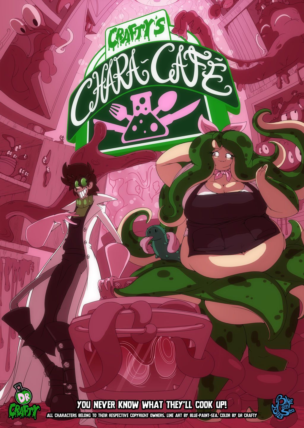 Crafty Concoction: CharaCafe Poster by DrCrafty