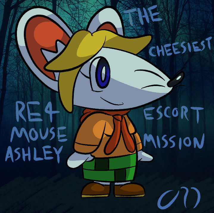 Moushley (Ashley RE4 mouse) by FantDrawings on DeviantArt