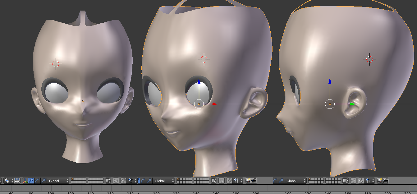 Practicing face modeling